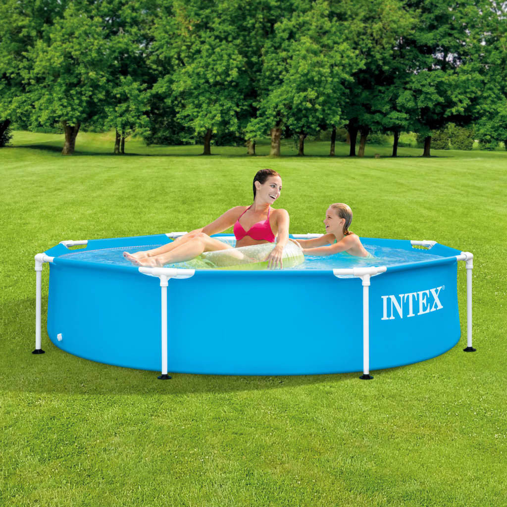Intex Basen Metal Frame, 244 x 51 cm vidaXL