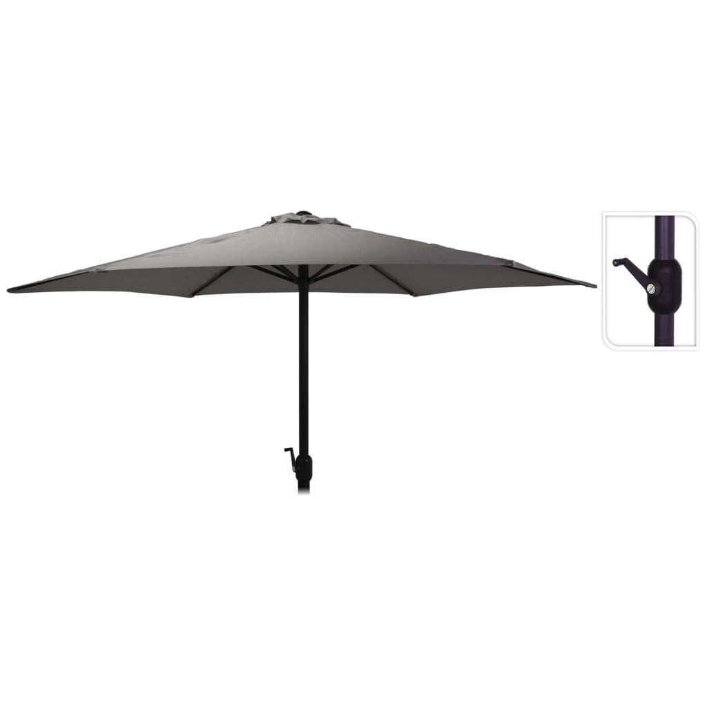 DLGTP Parasol ogrodowy na korbkę 270 cm ciemnoszary K-FD4300730