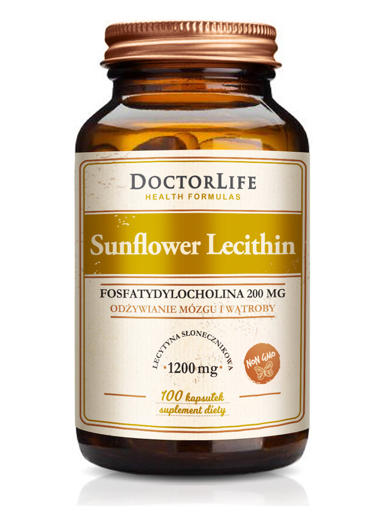 DOCTOR LIFE DOCTOR LIFE Sunflower Lecithin 1200 mg 100 kaps