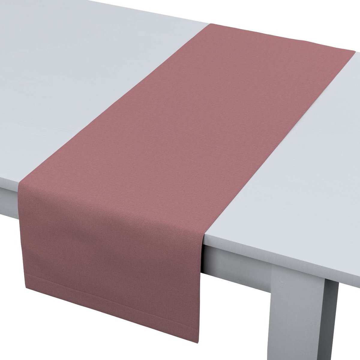 Dekoria pl Bieżnik prostokątny zgaszony róż 40 × 130 cm Cotton Panama 410-702-43