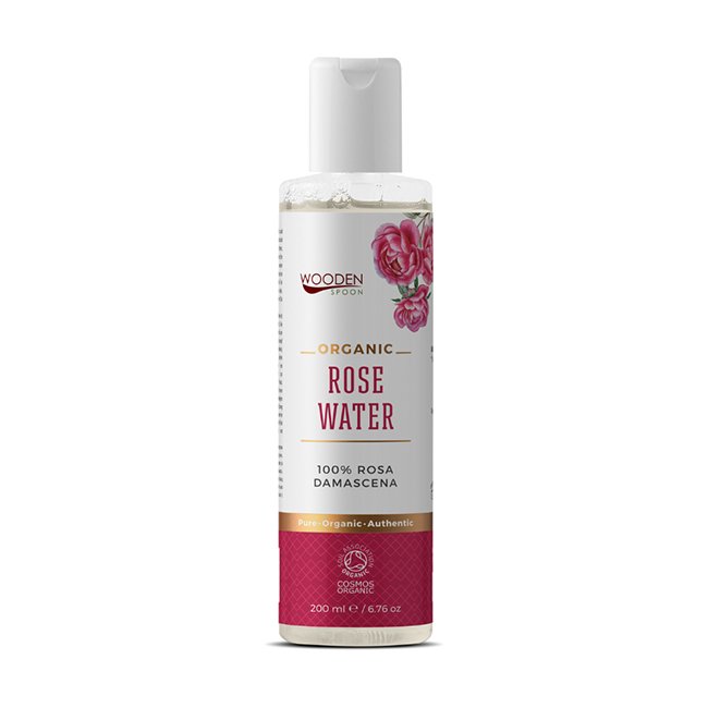 Wooden Spoon Organiczna Woda Różana z róży damasceńskiej 200 ml