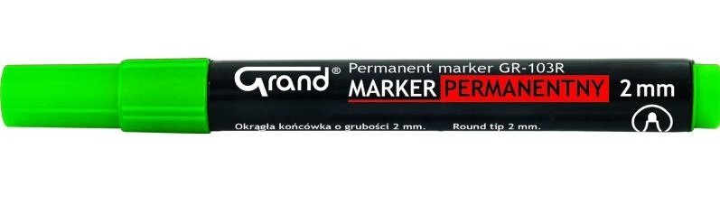 Grand, marker permanentny gr-103r, zielony