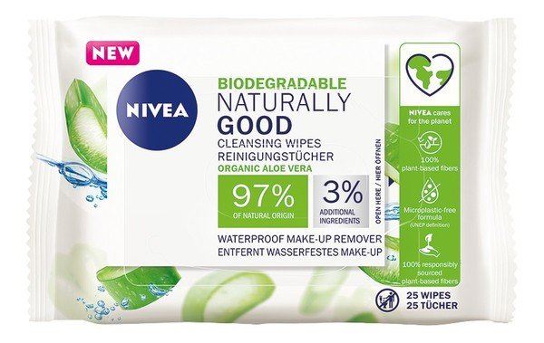 Nivea Naturally Good Chusteczki Do Demakijażu