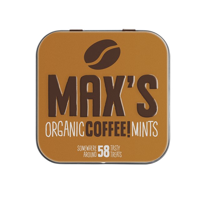 Max's Organic Miętuski kawowe Coffee Mints 35g BIO