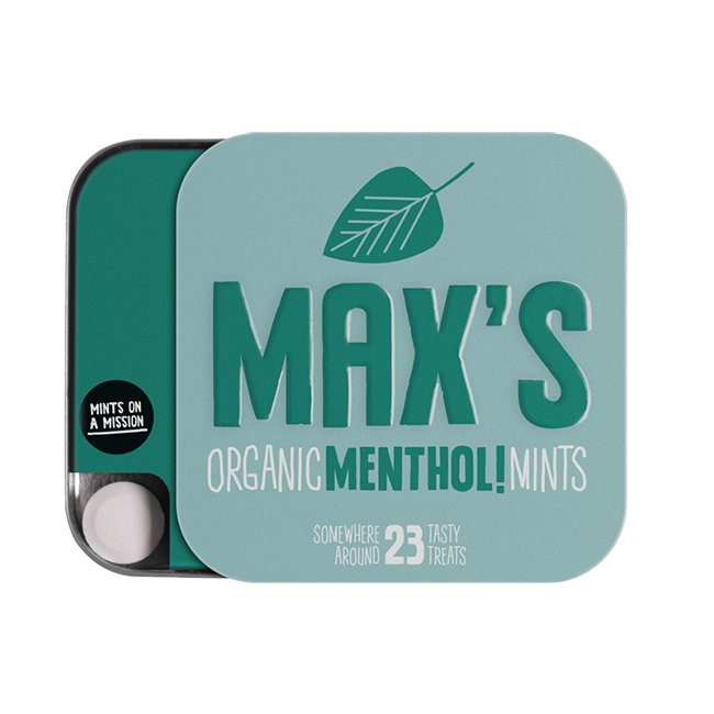 Max's Organic Miętuski miętowe Menthol Mints 14g BIO