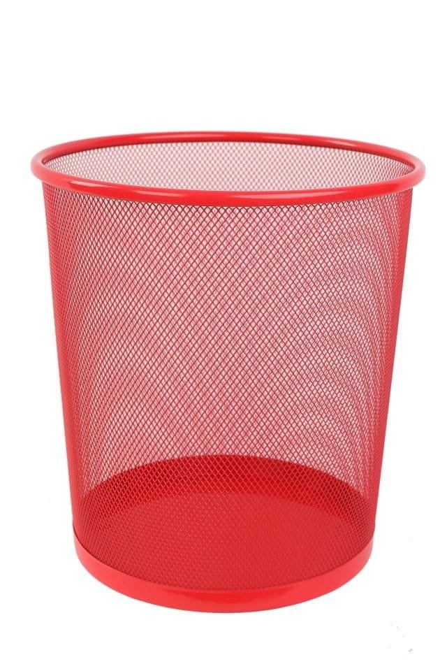 Kosz Okrągły Mały Net Czerwony