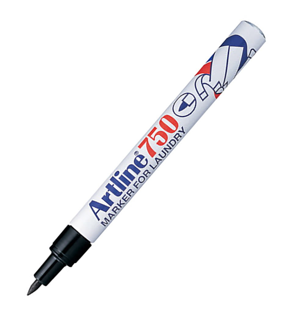 Artline SHACHIHATA Marker do tkanin (prania) EK-750 LAUNDRY CZARNY AR-750 (do oznaczania pranych rzeczy) 5511