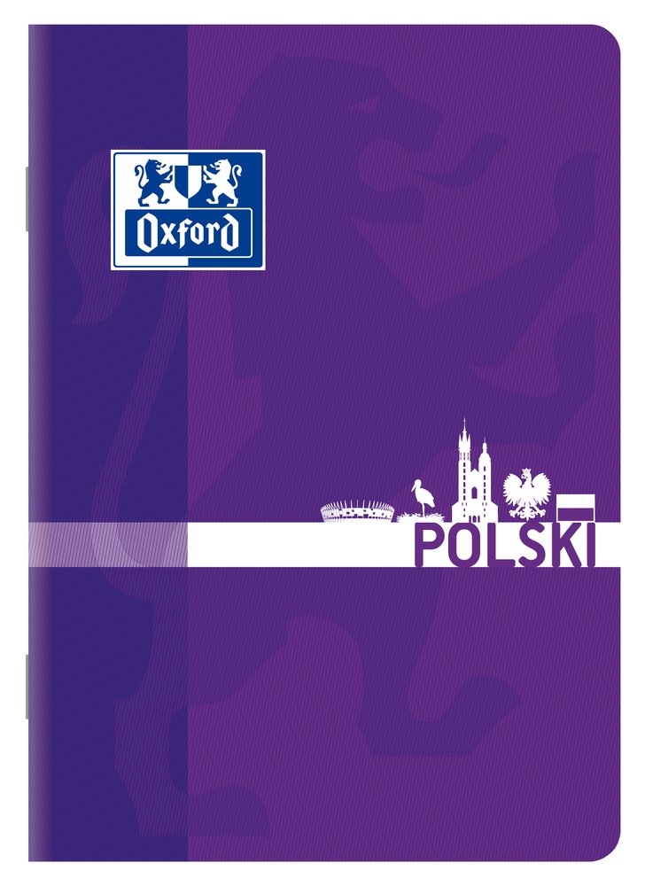 Oxford Zeszyt polski A4 60k 90g linia z marginesem 400150839 400150839