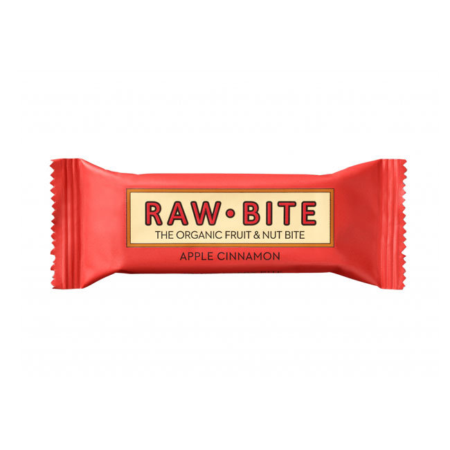 Raw Bite 078RAW BITE Baton z Jabłkiem i Cynamonem 50g EKO LIBRAWJABCYNA