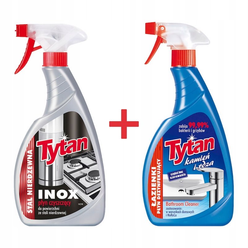 Tytan Płyn do Stali Nierdzewnej INOX + Łazienki