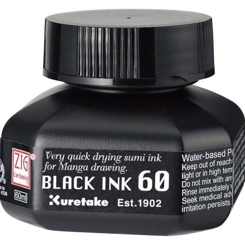 Tusz szybkoschnący ZIG Cartoonist 60 ml - czarny