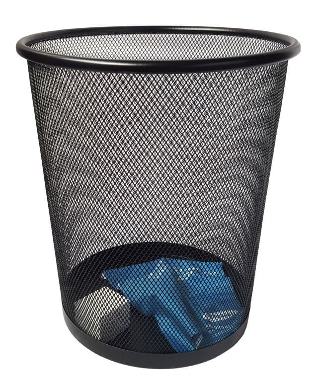 Kosz Okrągły Net 265 Mm Czarny L5002