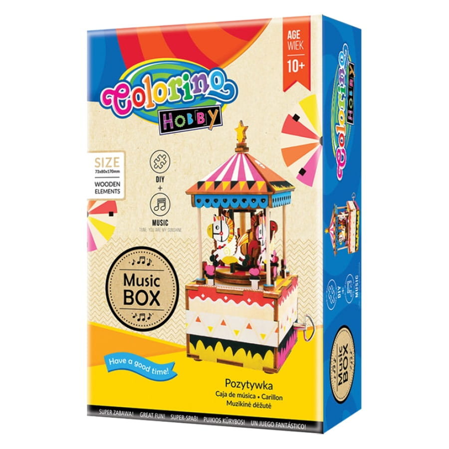 Pozytywka Zestaw Do Złożenia Puzzle 3D Zabawka