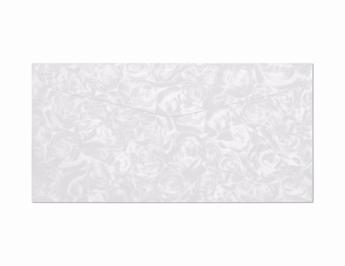 Galeria Papieru Koperty DL białe Róże 120g (10)