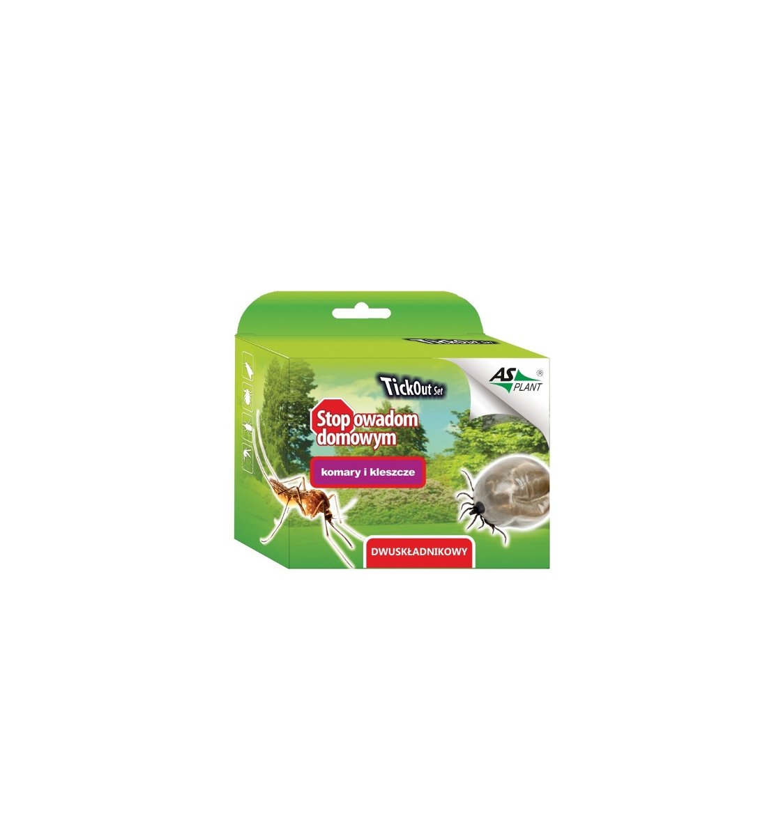 Zestaw Przeciwkleszczowy Tickout Set 2X100ml