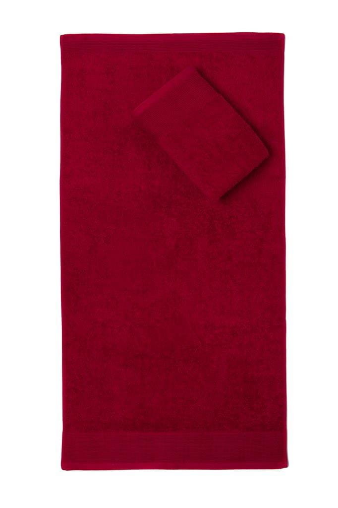 Faro Ręcznik AQUA 50x100 Frotte Bordo 500g FAO015