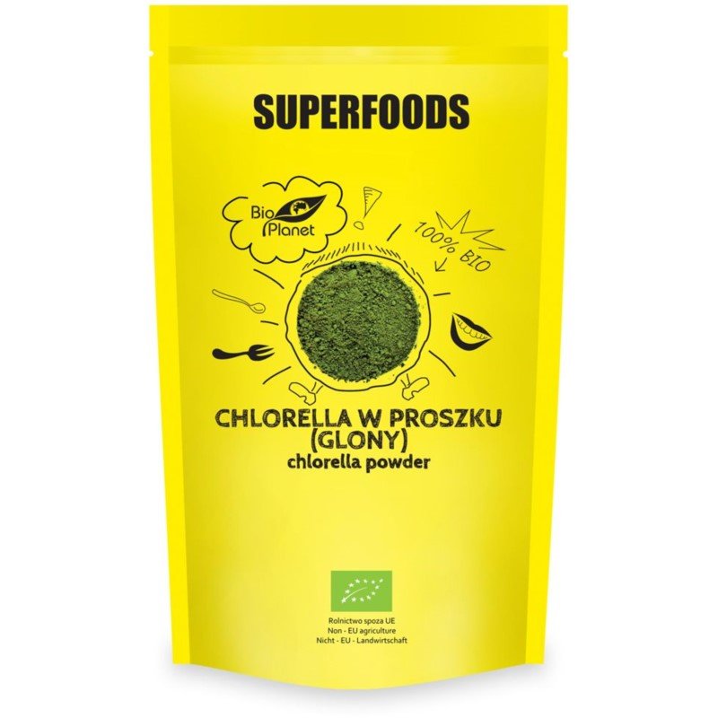 Bio Planet Chlorella w proszku BIO 200g - 5907814668691