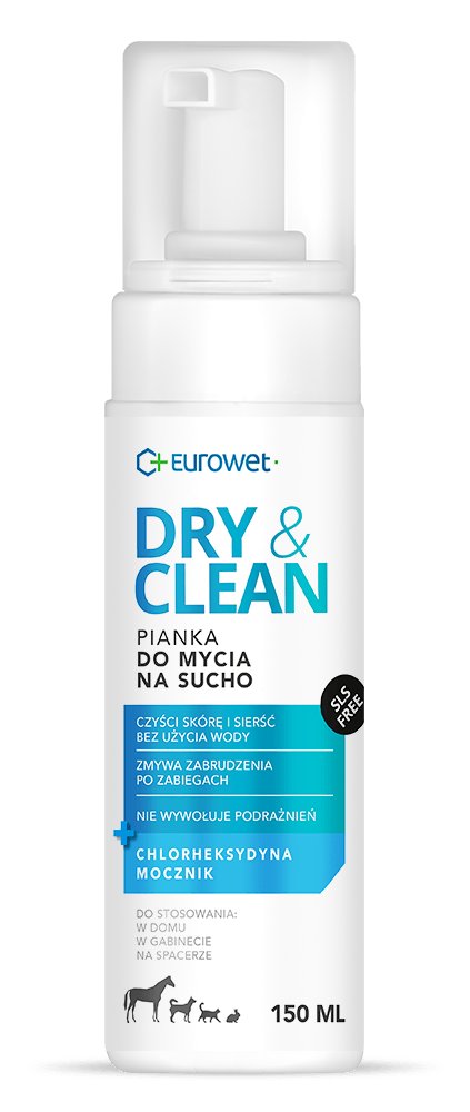 Фото - Ліки й вітаміни Eurowet Dry&Clean 150ml pianka do mycia na sucho 