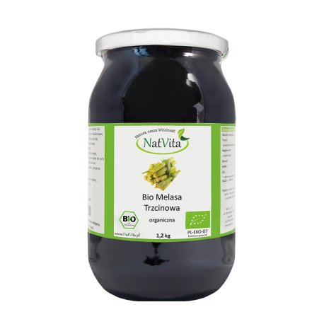NATVITA BIO MELASA TRZCINOWA, 1200g Wysyłka kurierem tylko 10,99 zł