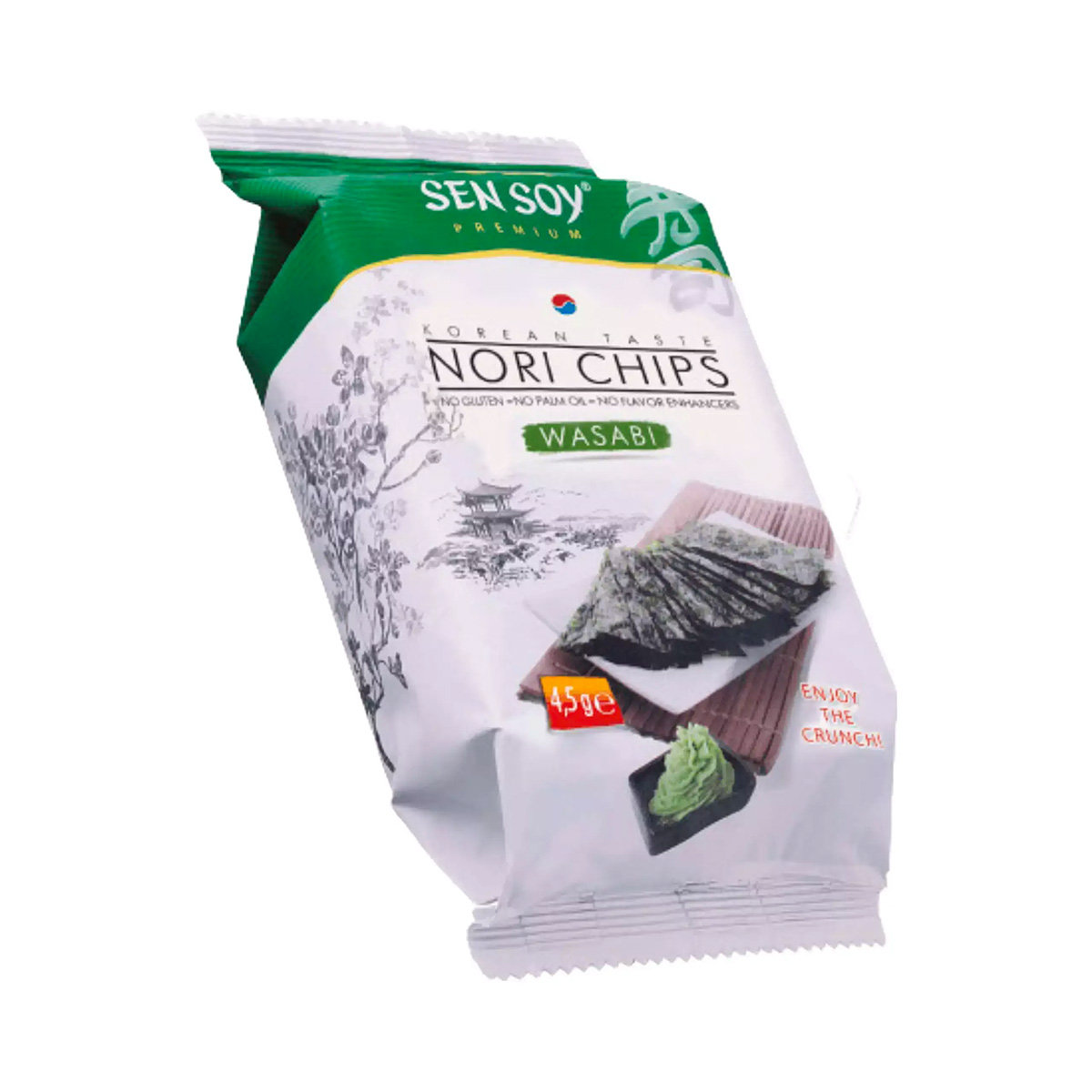 Wasabi SEN SOY Chipsy Nori 4,5g - Sen Soy 2585-uniw