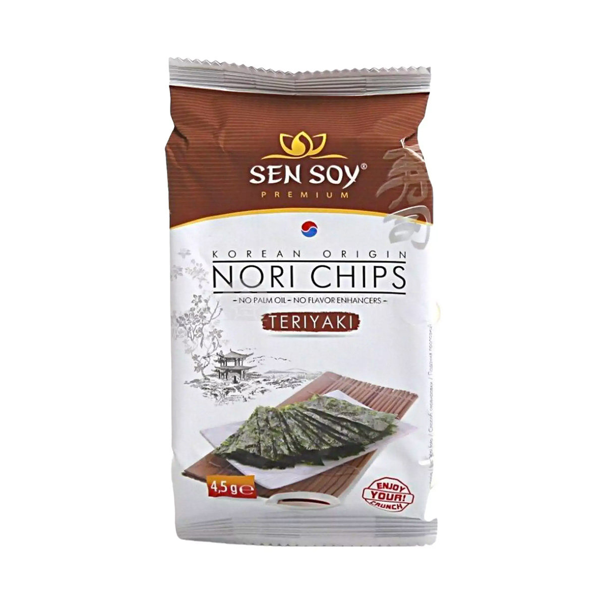 SEN SOY Chipsy Nori Teriyaki 4,5g - Sen Soy 2587-uniw