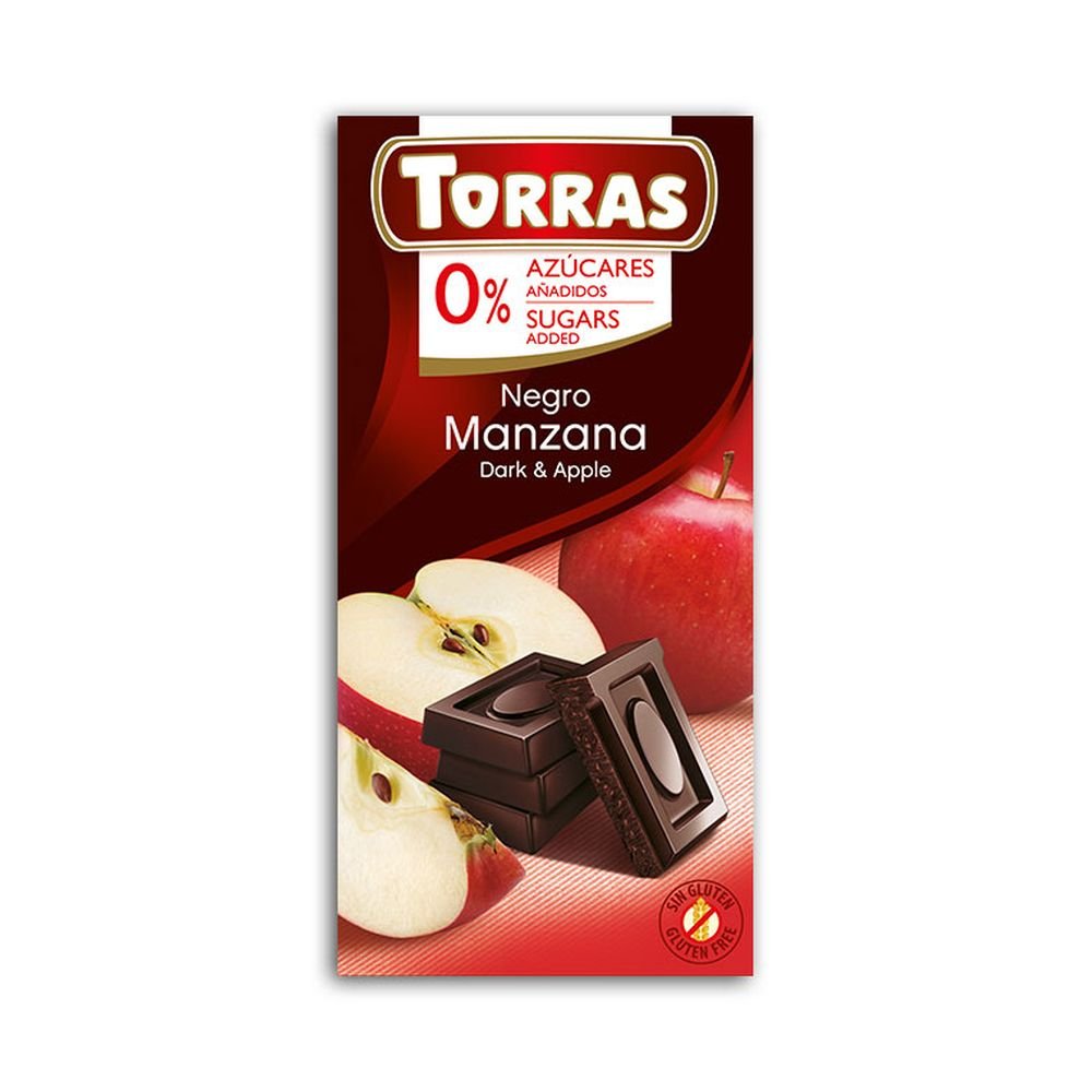 Torras Czekolada gorzka z jabłkami 75 g