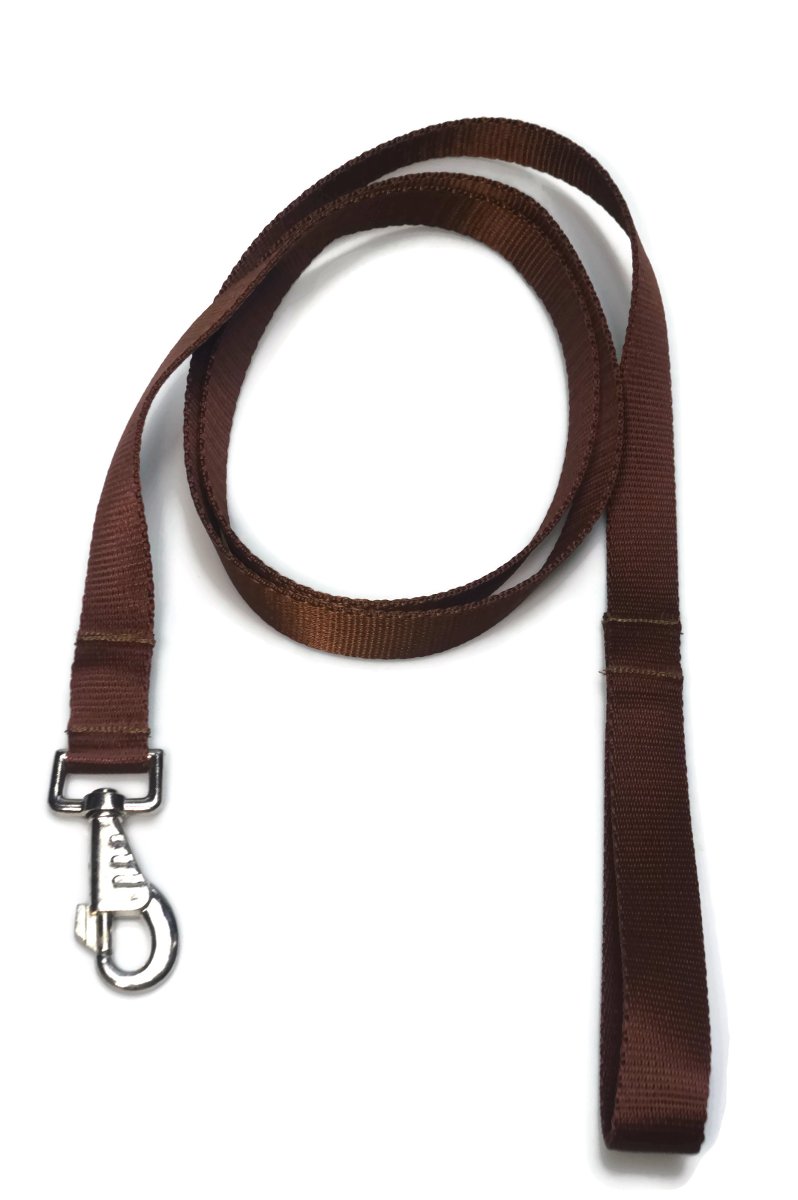 Smycz taśma ALIZOO A-030, 30 mm x 180 cm brązowa