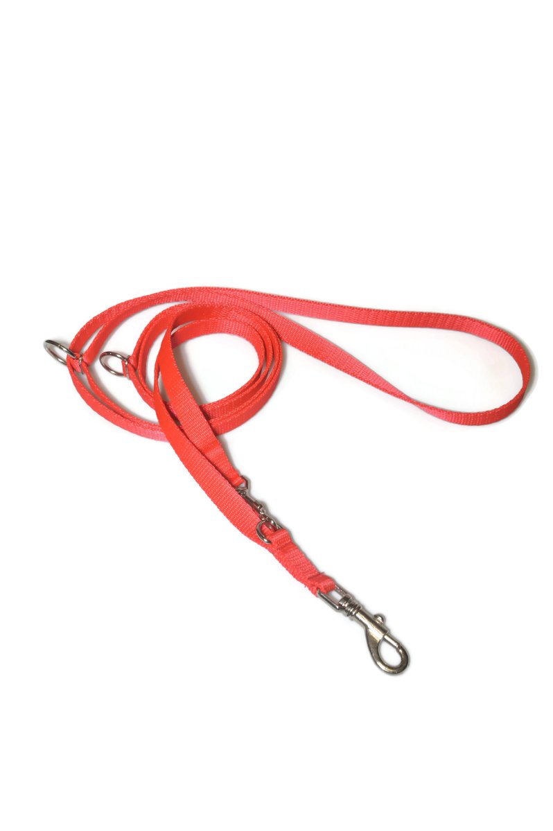 Smycz taśma ALIZOO A-033, 16 mm x 220 cm czerwona