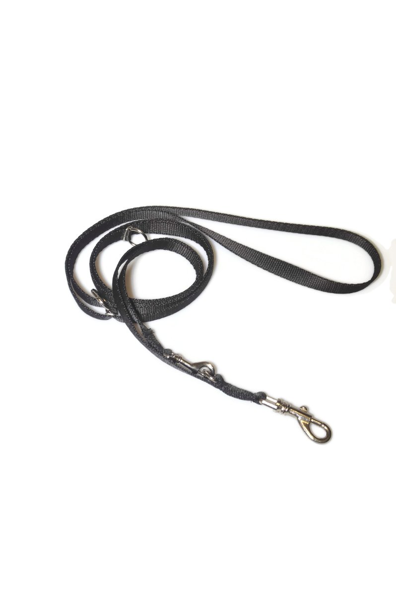 Smycz taśma ALIZOO A-033, 16 mm x 220 cm czarna