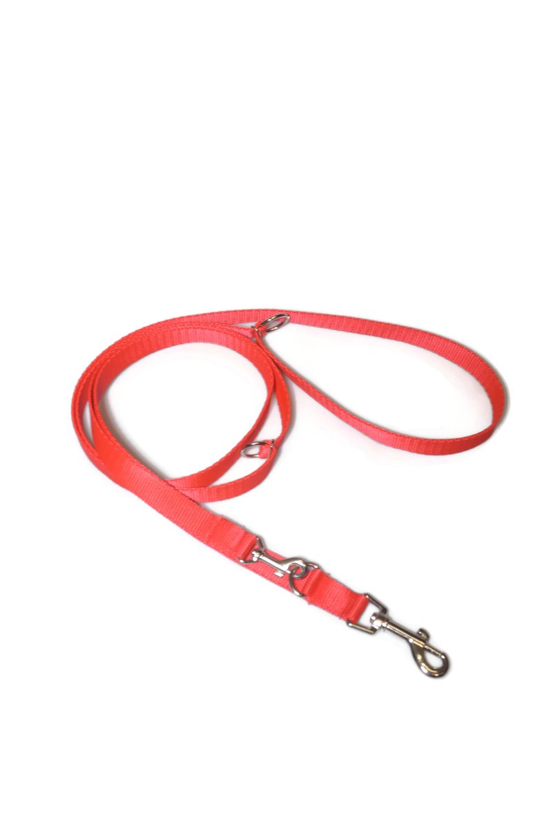 Smycz taśma ALIZOO A-034, 20 mm x 220 cm czerwona