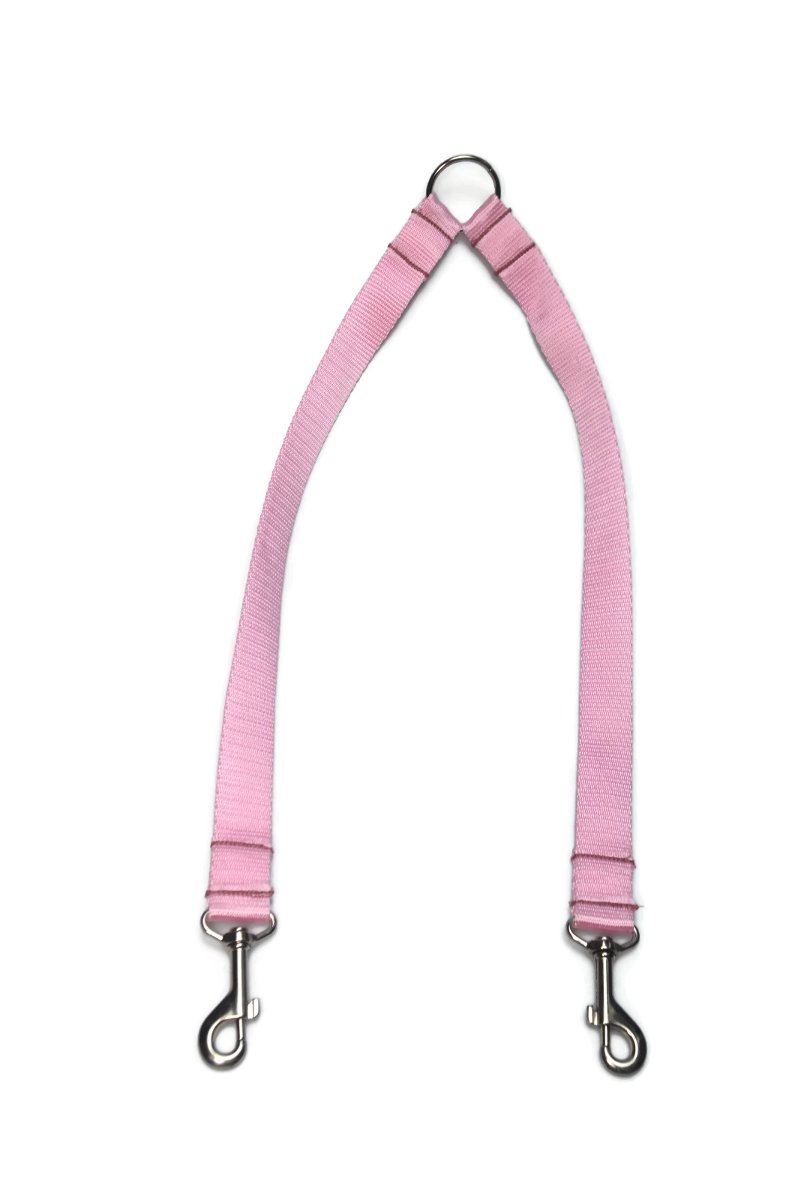 Rozdzielacz smyczy ALIZOO A-017, 25 mm x 50 cm jasnoróżowy