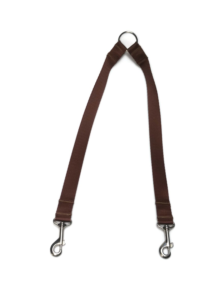 Rozdzielacz smyczy ALIZOO A-017, 25 mm x 50 cm brązowy
