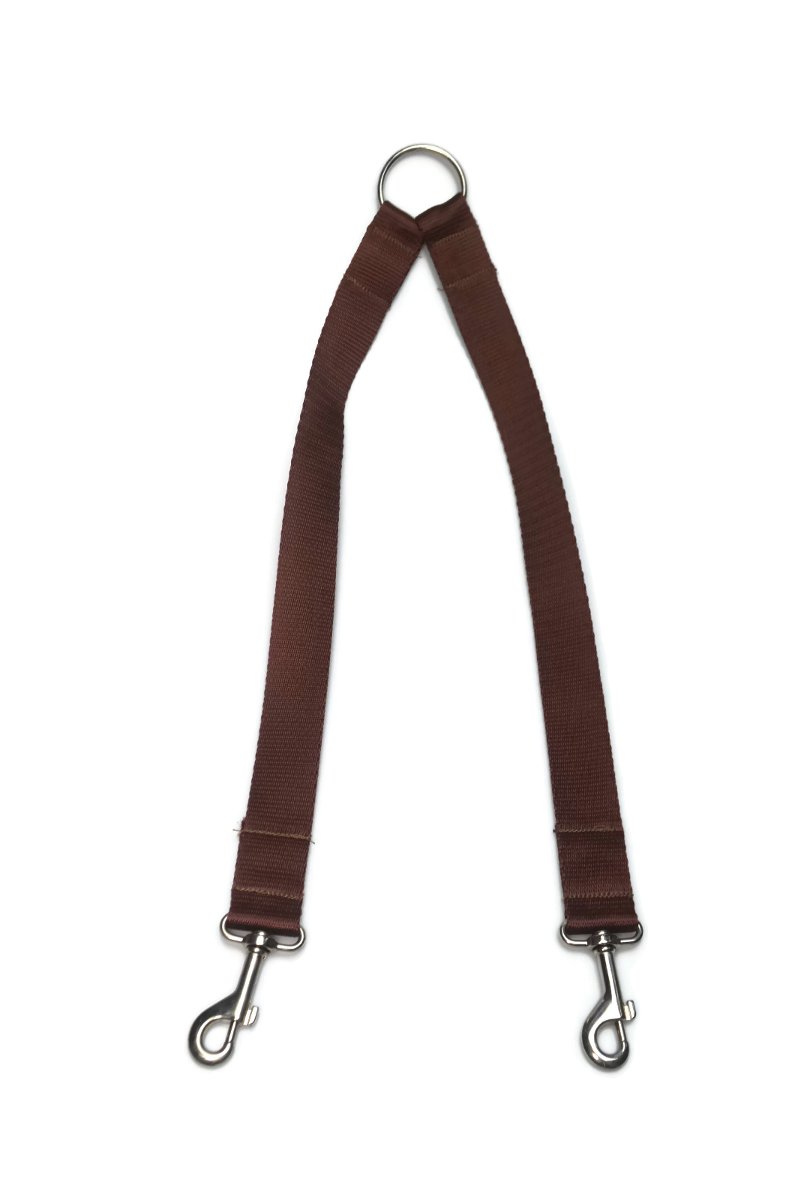 Rozdzielacz smyczy ALIZOO A-018, 30 mm x 50 cm brązowy