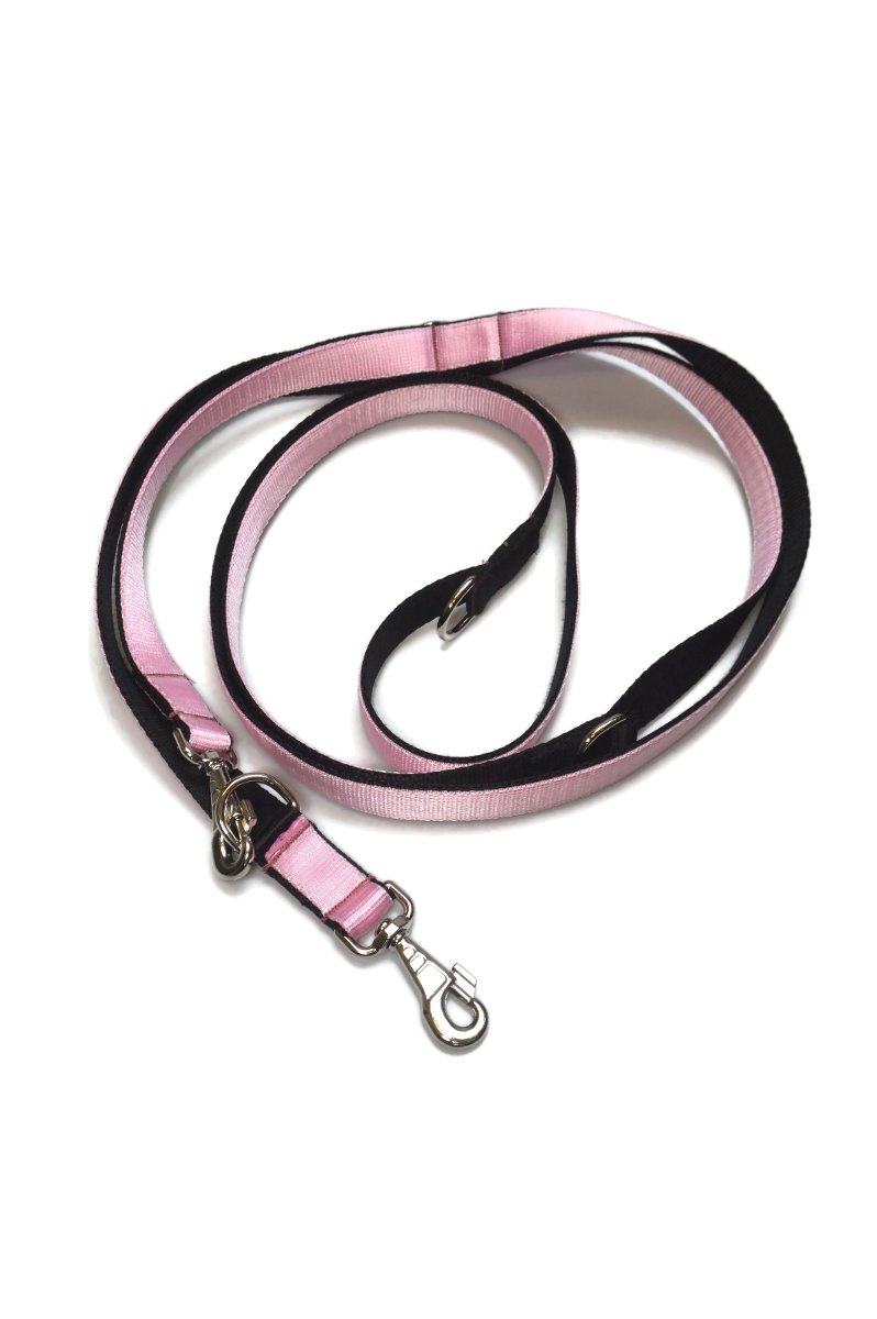 Smycz podwójna ALIZOO A-207, 30 mm x 330 cm jasnoróżowa