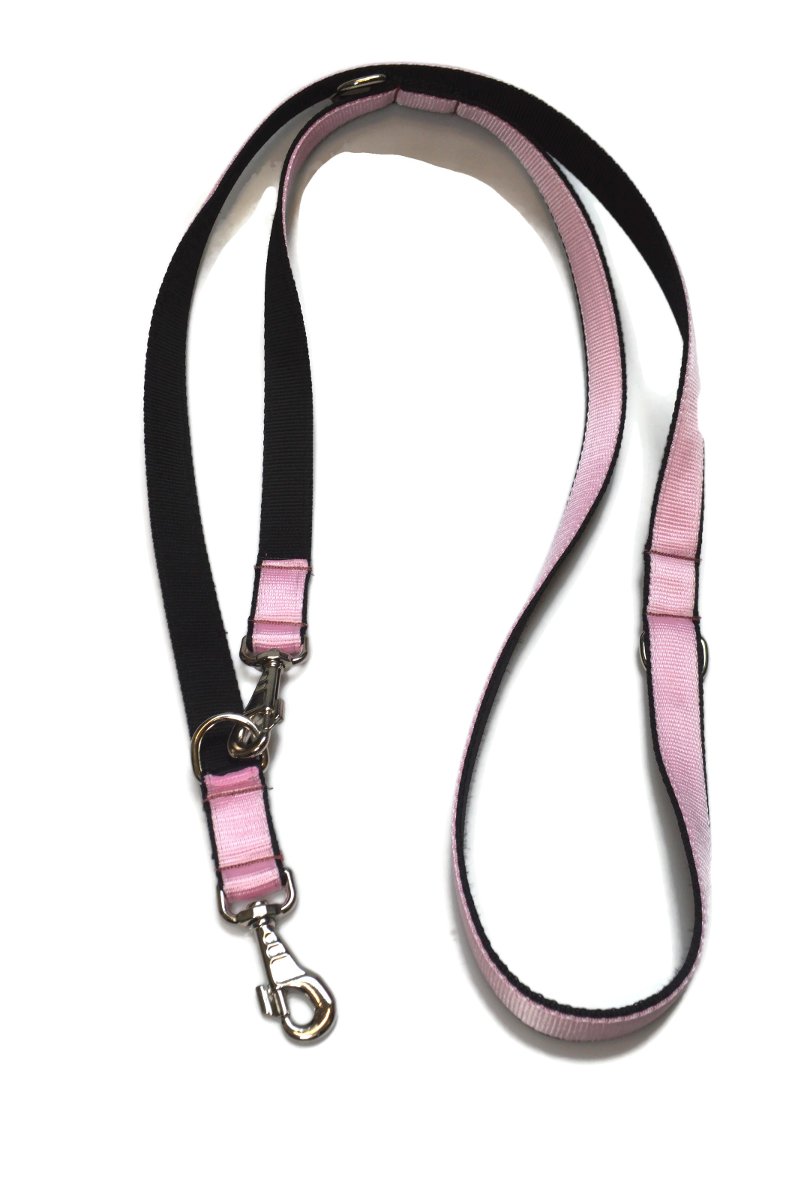 Smycz podwójna ALIZOO A-204, 30 mm x 220 cm różowa