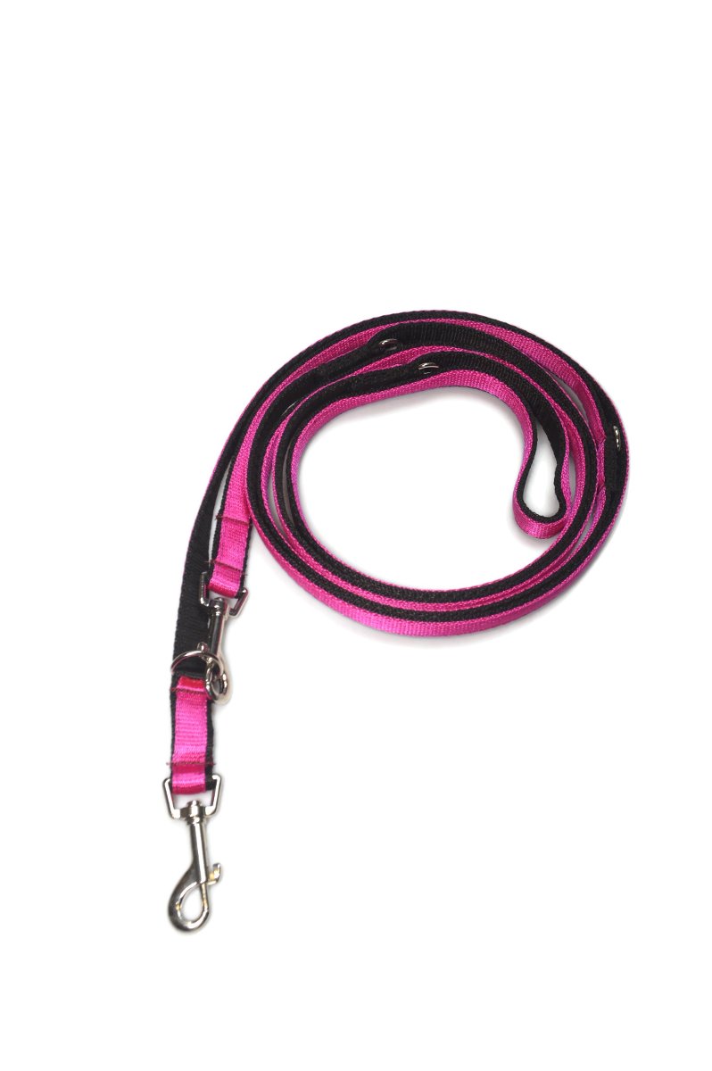 Smycz podwójna ALIZOO A-205, 20 mm x 330 cm różowa