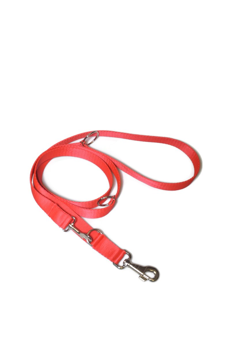 Smycz taśma ALIZOO A-036, 30 mm x 220 cm czerwona