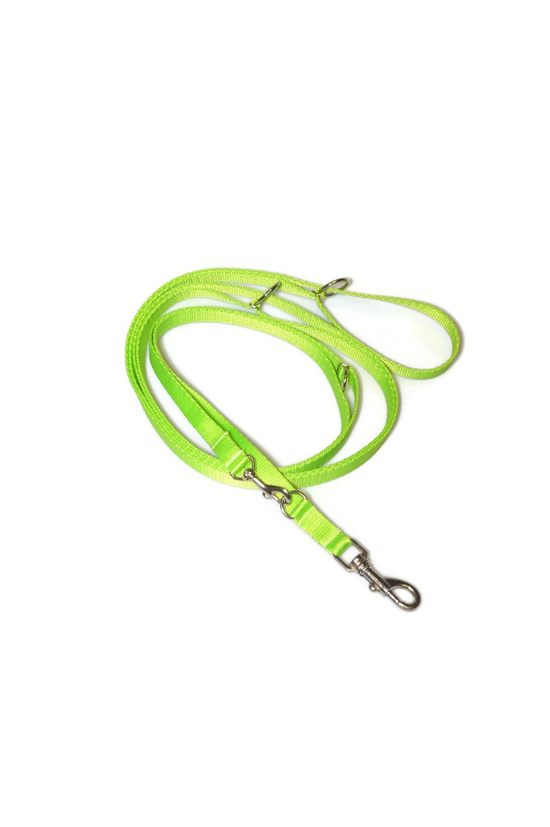 Smycz taśma ALIZOO A-037, 16 mm x 330 cm seledynowa