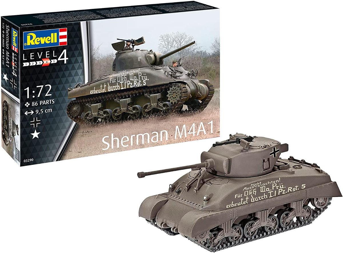 Revell Niemiecki czołg średni Sherman M4A1 03290