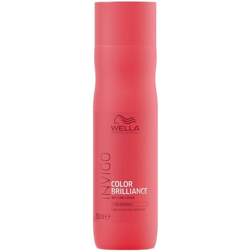 Wella wzmagające Color Brilliance Protection Shampoo 250 ML szampon dla barwione, ciekawy & wspierające przejawianie włosów normalnych