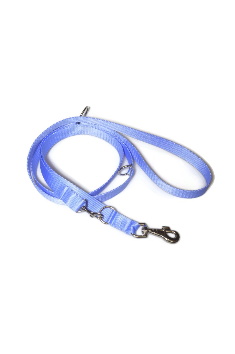 Smycz taśma ALIZOO A-035, 25 mm x 220 cm błękitna