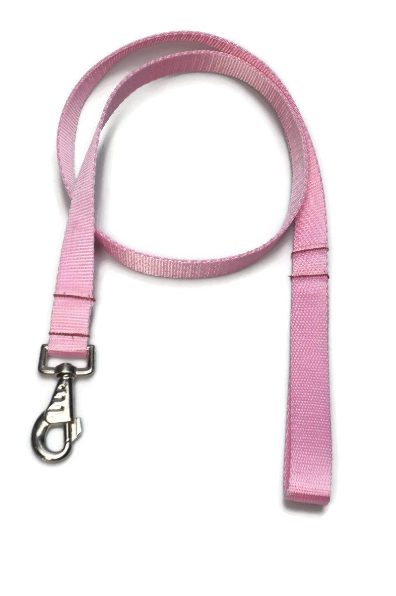 Smycz taśma ALIZOO A-024, 30 mm x 130 cm jasnoróżowa