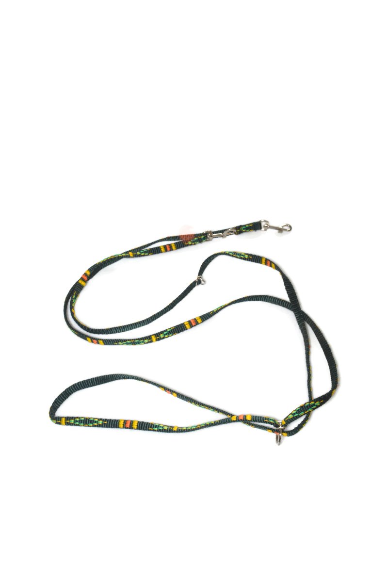 Smycz indiańska ALIZOO A-127, 10 mm x 220 cm zielona