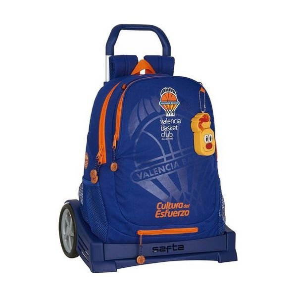 safta Valencia Basket Safta Evolution plecak, ergonomiczny, z wózkiem, 320 x 160 x 440 mm M860