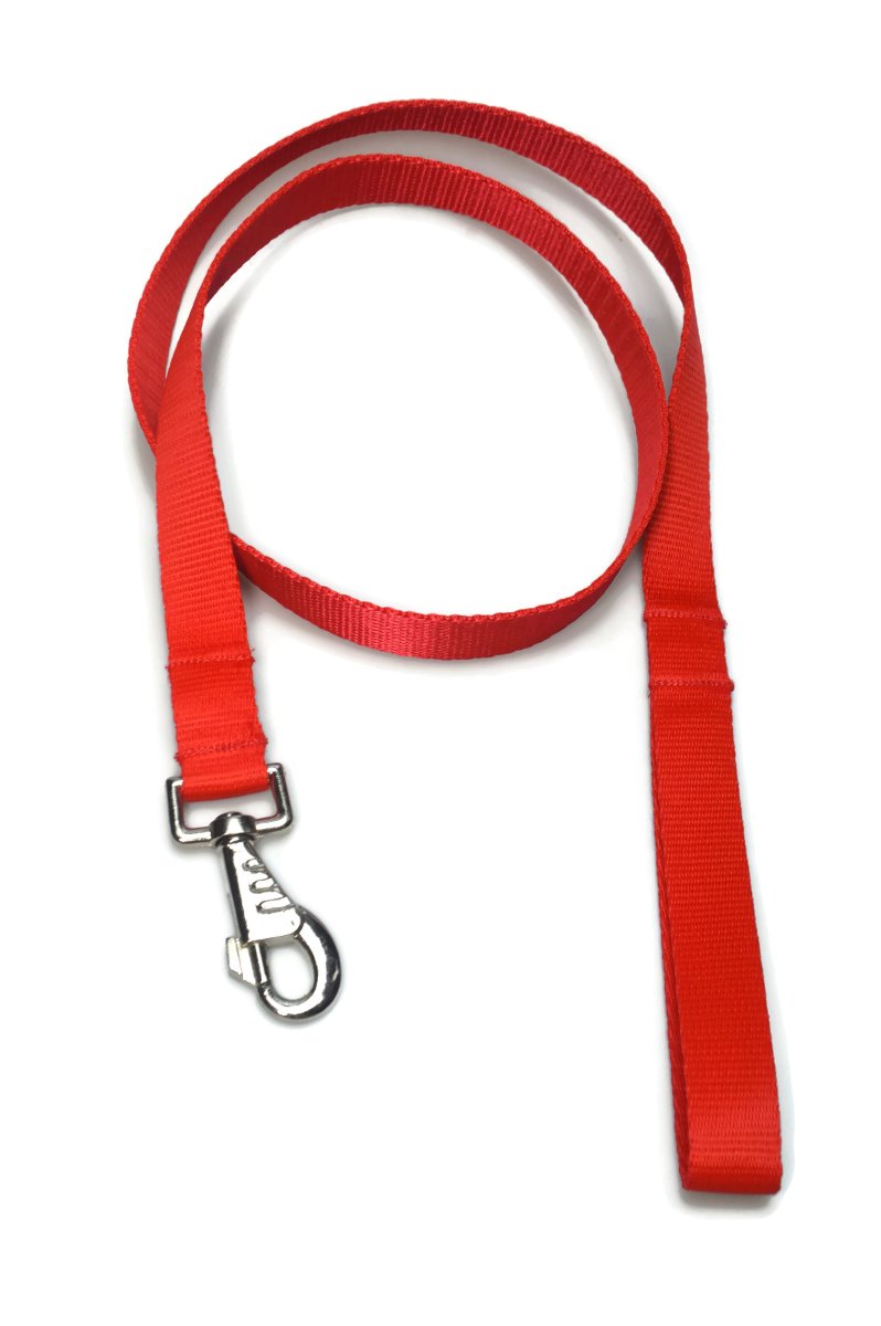Smycz taśma ALIZOO A-024, 30 mm x 130 cm czerwona