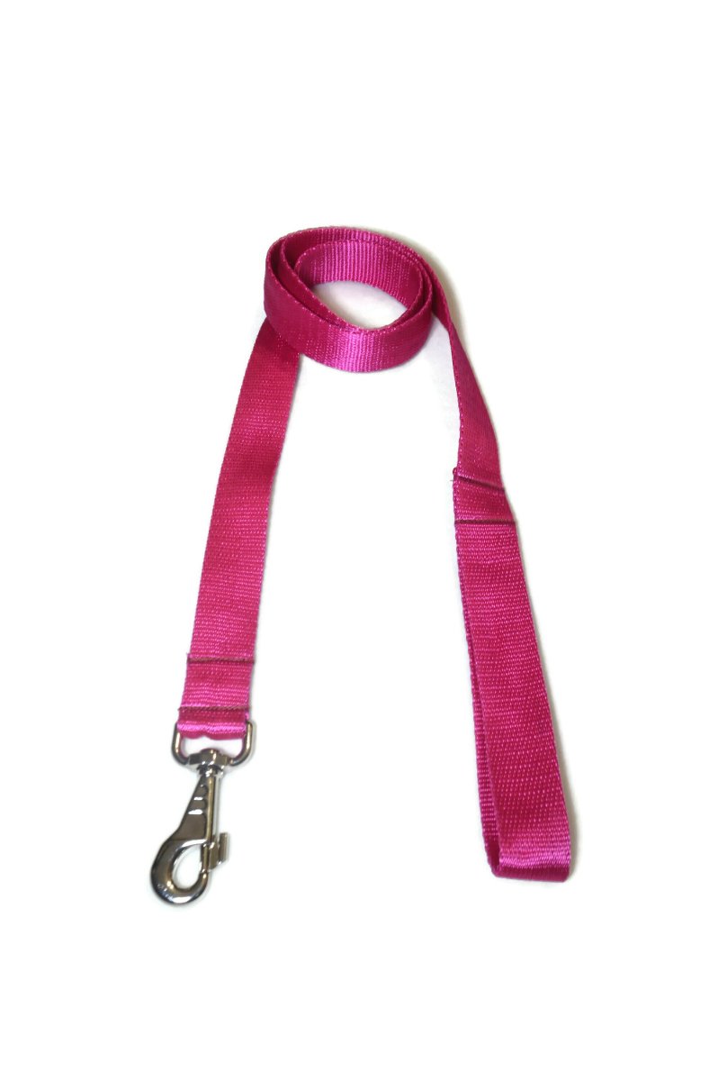 Smycz taśma ALIZOO A-024, 30 mm x 130 cm różowa