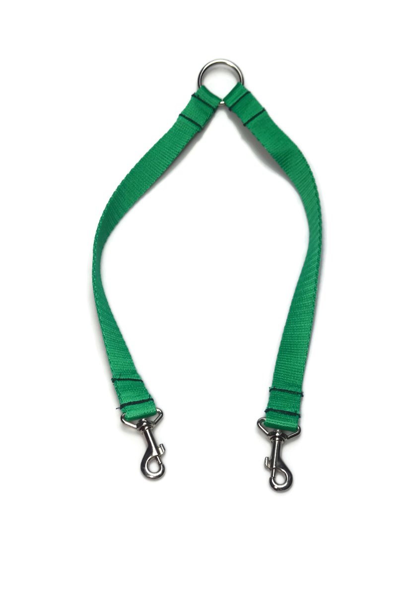 Rozdzielacz smyczy ALIZOO A-016, 20 mm x 40 cm zielony