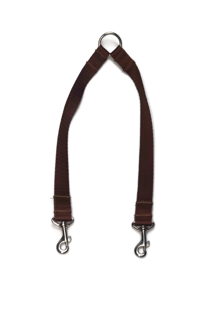 Rozdzielacz smyczy ALIZOO A-016, 20 mm x 40 cm brązowy