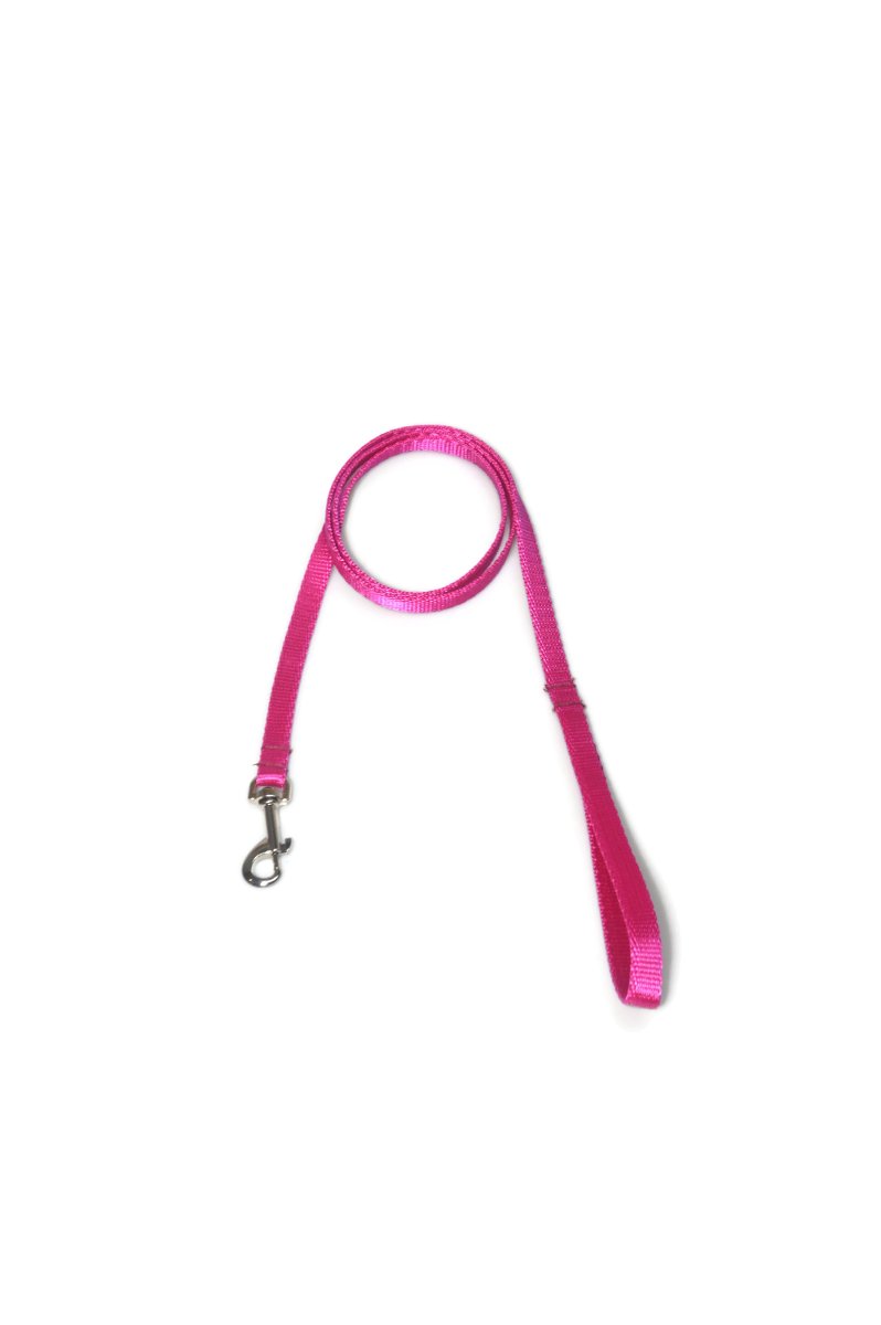 Smycz taśma ALIZOO A-020, 13 mm x 130 cm różowa