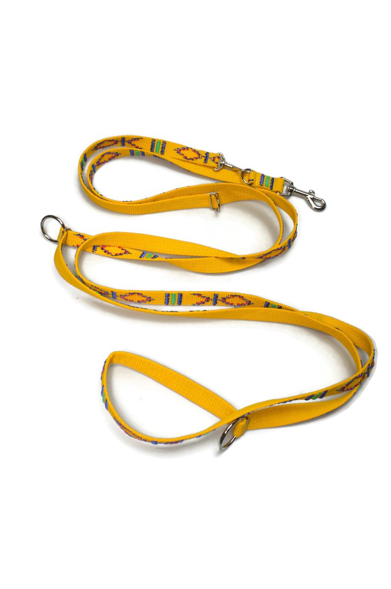 Smycz indiańska ALIZOO A-133, 20 mm x 330 cm żółta